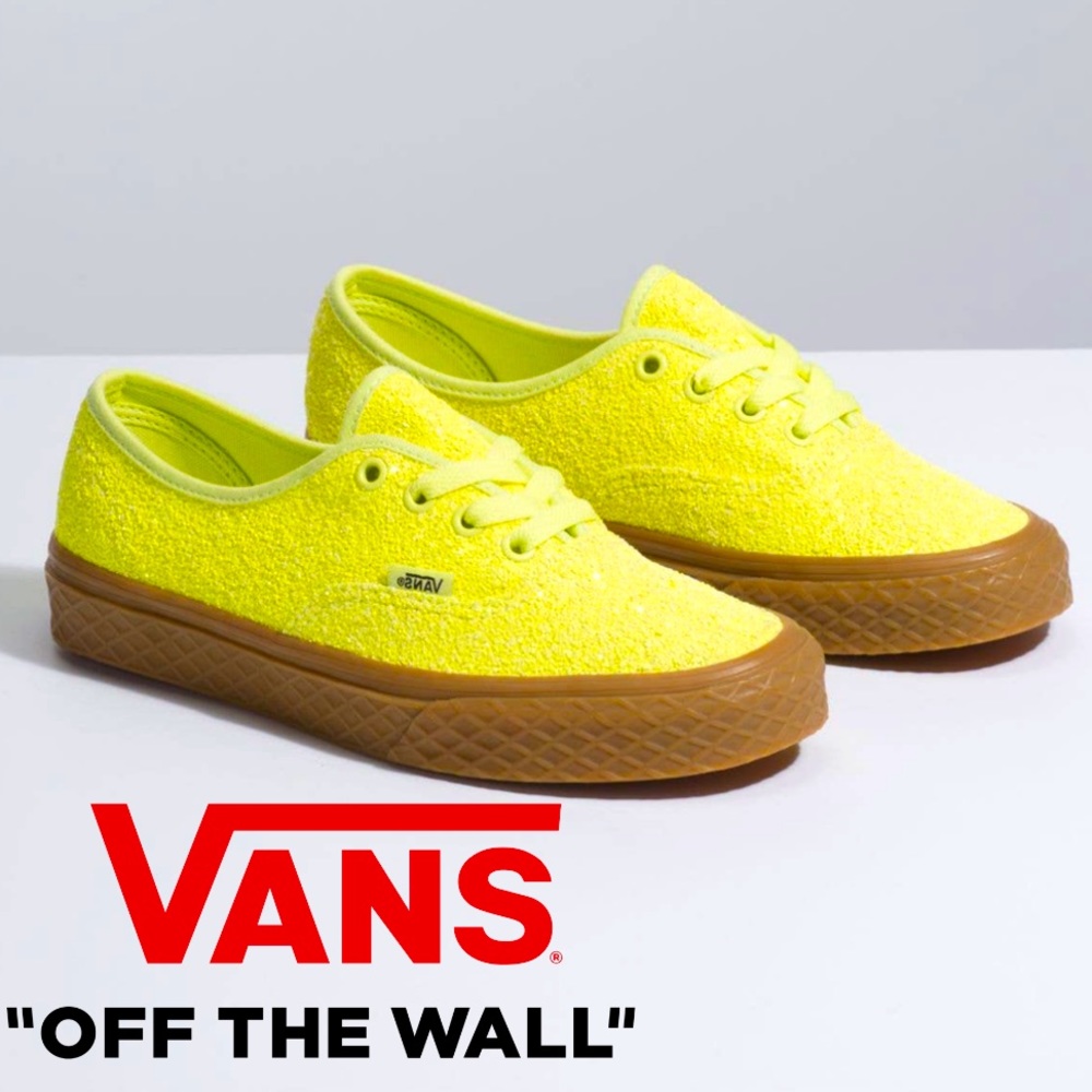 VANS ice cream cone glitter shoes